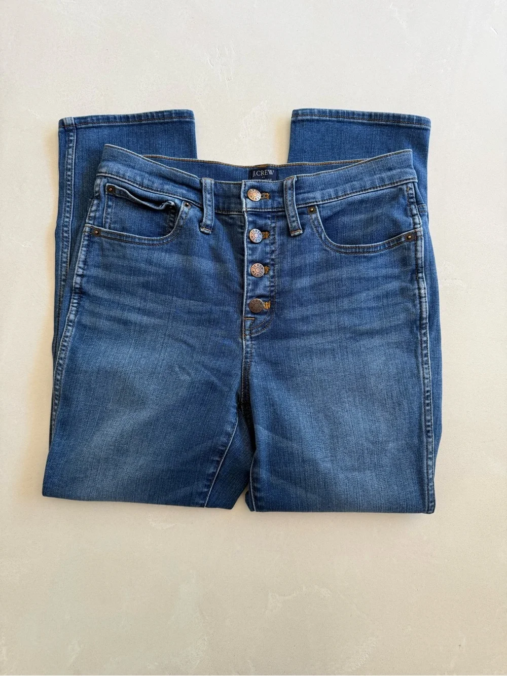 J. Crew High Rise Vintage Straight Leg Jean 27